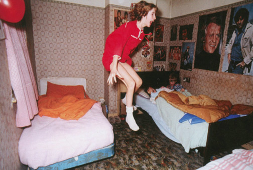 The real-life Janet Hodgson pictured in 1977 during the Enfield Poltergeist investigation
