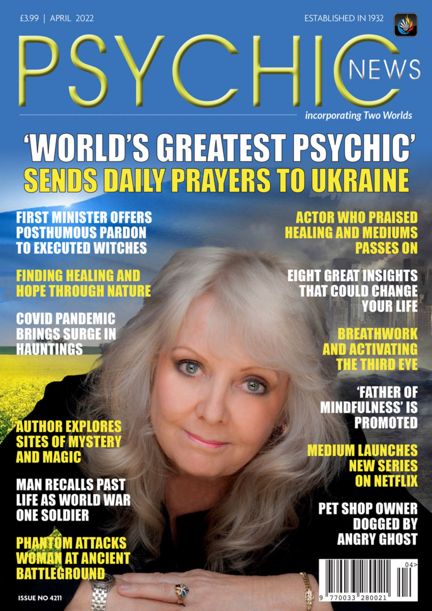 Psychic News - April 2022 issue Cover144-April-2022-FRONTPAGE