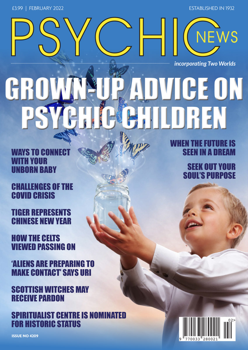 Psychic News - February 2022 issue Cover142-February-2022-FRONTPAGE