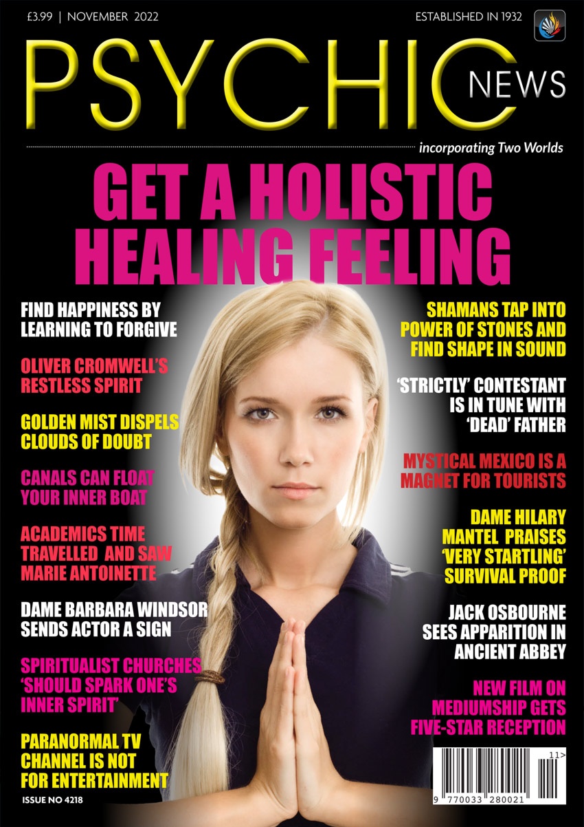 Psychic News - November 2022 issue Cover151-November-2022-FRONTPAGE